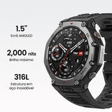 Smartwatch Amazfit T-Rex 3 - Vermelho Lava