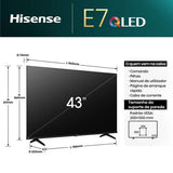 Smart TV Hisense 43 QLED UHD 4K 43E7NQ - 109cm