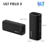 Coluna Portátil Bluetooth Sony Field 3 SRS-ULT30B - Preto