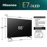 Smart TV Hisense 55 QLED 55E7NQ - 139 cm