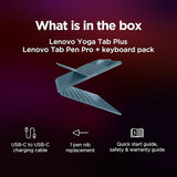 Tablet Lenovo Yoga Tab Plus -  256GB - Wi-Fi + Lenovo Tab Pen Pro + Teclado Lenovo 2-in-1