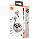 Auriculares True Wireless Bluetooth JBL Live Beam 3 - Prateado