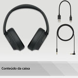 Auscultadores Noise Cancelling Bluetooth Sony WH-CH720N - Preto