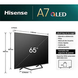 Smart TV Hisense 65 QLED 4K 65A7NQ - 165 cm