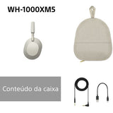 Auscultadores Noise Cancelling Bluetooth Sony WH-1000XM5S - Prateado