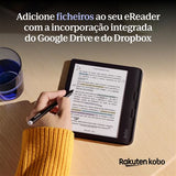 Ereader Kobo Libra Colour + Caneta Kobo Stylus 2 - Preto