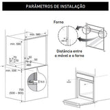 Forno Elétrico LG WSED7612S Instaview | 76 L | 59.2 cm | A+ | Inox