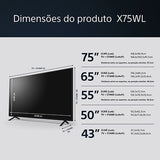 Smart TV Sony 65 LED UHD 4K 65X75WL 165cm