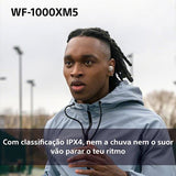 Auriculares True Wireless Bluetooth Sony WF-1000XM5 - Prateado