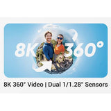 Action Cam 360º Insta360 X5 - Essentials Bundle - Preto