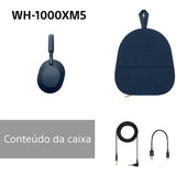 Auscultadores Noise Cancelling Bluetooth Sony WH-1000XM5L - Azul