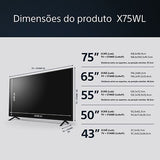 Smart TV Android Sony KD-55X75WL LED 55 Ultra HD 4K