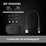 Auriculares True Wireless Bluetooth Sony WF1000XM5 - Preto