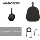 Auscultadores Noise Cancelling Bluetooth Sony WH-1000XM5B - Preto