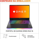 Computador Portátil Gaming OMEN MAX 16-ah0000np | 16'' | GeForce RTX™ 5080 | Core™ Ultra 9 275HX | 32GB | 1TB SSD