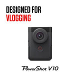 Máquina Fotográfica Compacta Canon PowerShot V10 Kit de Vlogging - Prata