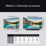 Smart TV Sony 75 BRAVIA 3 LED UHD 4K K-75S3 - 189cm