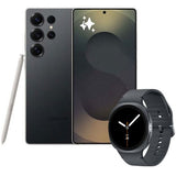 Pack Samsung Galaxy S25 Ultra - 256GB - Preto Titânio + Smartwatch Samsung Galaxy Watch8 44mm - Grafite
