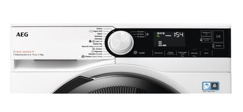 Máquina de Secar AEG Series 9000 TR939M4OBC | 9 Kg | Bomba de Calor | A+++ | Branco