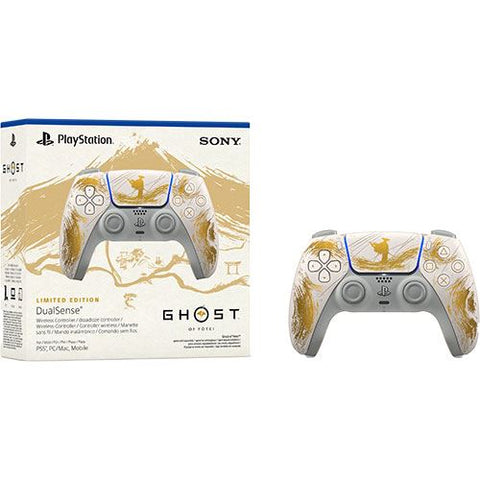 Comando sem fios DualSense® – Ghost of Yōtei™ - Edição Limitada Gold