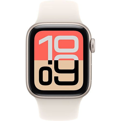 Apple Watch SE 3 Cellular - 40mm - Alumínio Luz das estrelas | Sport Band - Luz das estrelas - S/M