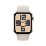 Apple Watch SE GPS 44mm - Alumínio Luz das estrelas | Bracelete Desportiva Luz das estrelas - M/L
