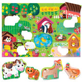 Puzzle Maxi Shaped: Farm - Headu