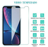 Glass Dúo: Película Ecrã Vidro Temperado + Capa Icoveri para Apple iPhone 14 Pro Max - Transparente