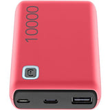 Powerbank Cellularline Essence 10000mAh USB+USB-C+Micro-USB Rosa