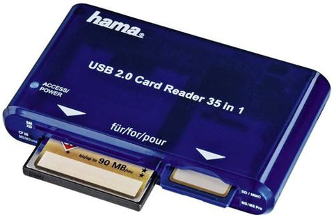 Leitor de Cartões Hama C55348 35-em-1 V2 (SD/CF/MS/xD/SM)
