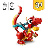 LEGO Creator 31145 - 3 em 1 - Dragão Vermelho