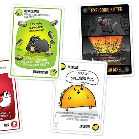 Jogo Exploding Kittens - Edição Original - Mebo