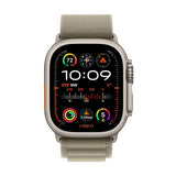 Apple Watch Ultra 2 GPS 49mm - Cellular - Titânio | Bracelete Loop Alpine - Azeitona - L
