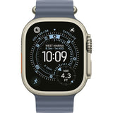 Apple Watch Ultra 3 Cellular - 49mm - Titânio natural | Band - Azul-âncora