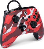 Comando Xbox PowerA com fios Enhanced - Red Camo