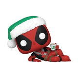 Funko Pop! Figura de Vinyl com Cabeça Oscilante Marvel Holiday: Deadpool - 1442