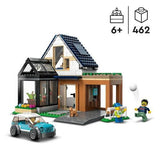 LEGO My City 60398 - Casa de Família e Carro Elétrico
