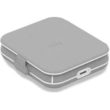 Carregador Wireless Puro Power Go 2 em 1 - Cinzento / Branco