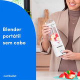 Liquidificadora Portátil Nutribullet NBP003W - Branco