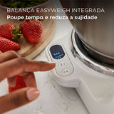 Robot de Cozinha Kenwood Titanium Chef Baker Lite KVL65.001WH