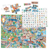Puzzle Easy English 100 Words: The City - Headu