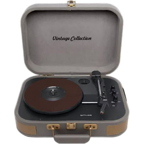 Gira-Discos Bluetooth Muse MT-201 - Cinzento