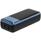 Powerbank com LCD Rivacase 30.000 mAh PD 65W - Preto