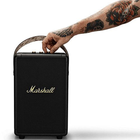 Coluna Bluetooth Marshall Tufton - Preto e Bronze