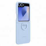Capa Samsung em Silicone para Galaxy Z Flip6 - Azul Claro
