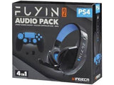 Pack Indeca Headset Fuyin 2 Preto + Capa Silicone + Grips