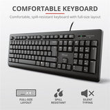 Conjunto Teclado + Rato Trust Primo 4-em-1 Home Office Set - 24260