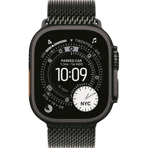 Apple Watch Ultra 3 Cellular - 49mm - Titânio preto | Loop - Preto - L