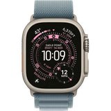 Apple Watch Ultra 3 Cellular - 49mm - Titânio natural | Loop - Azul-claro - M
