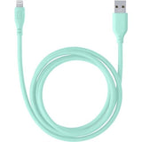 Cabo USB PARA Lightning Cellular Line Soft 1.2m - Verde Menta
